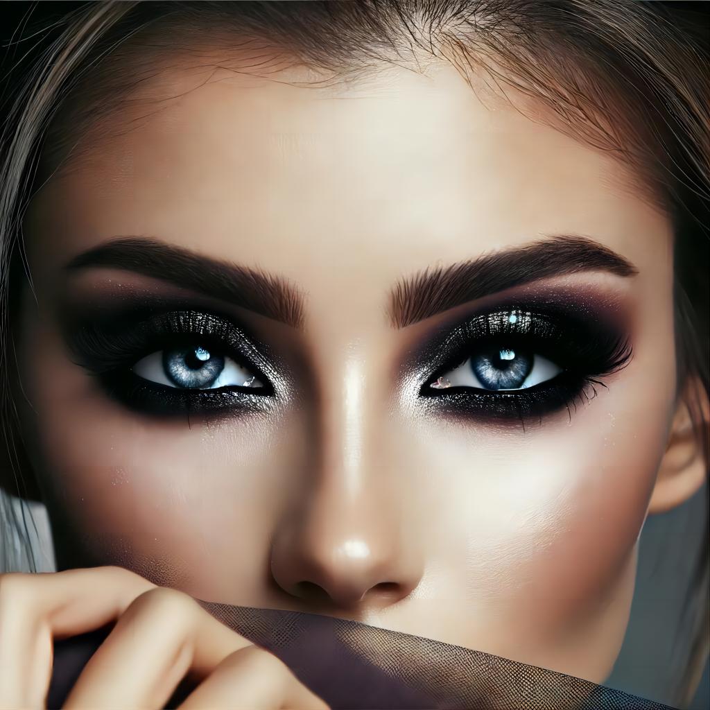 Smokey Eye Makeup with DE LANCI s 9 Colors Panda Black Grey Eyeshadow De lanci Beauty
