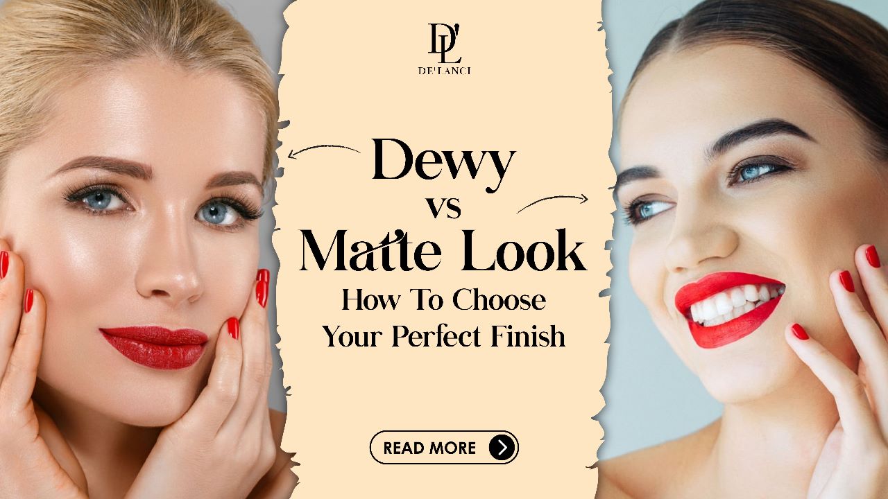 Dewy vs. Matte Look: How to Choose Your Perfect Finish – De'lanci Beauty