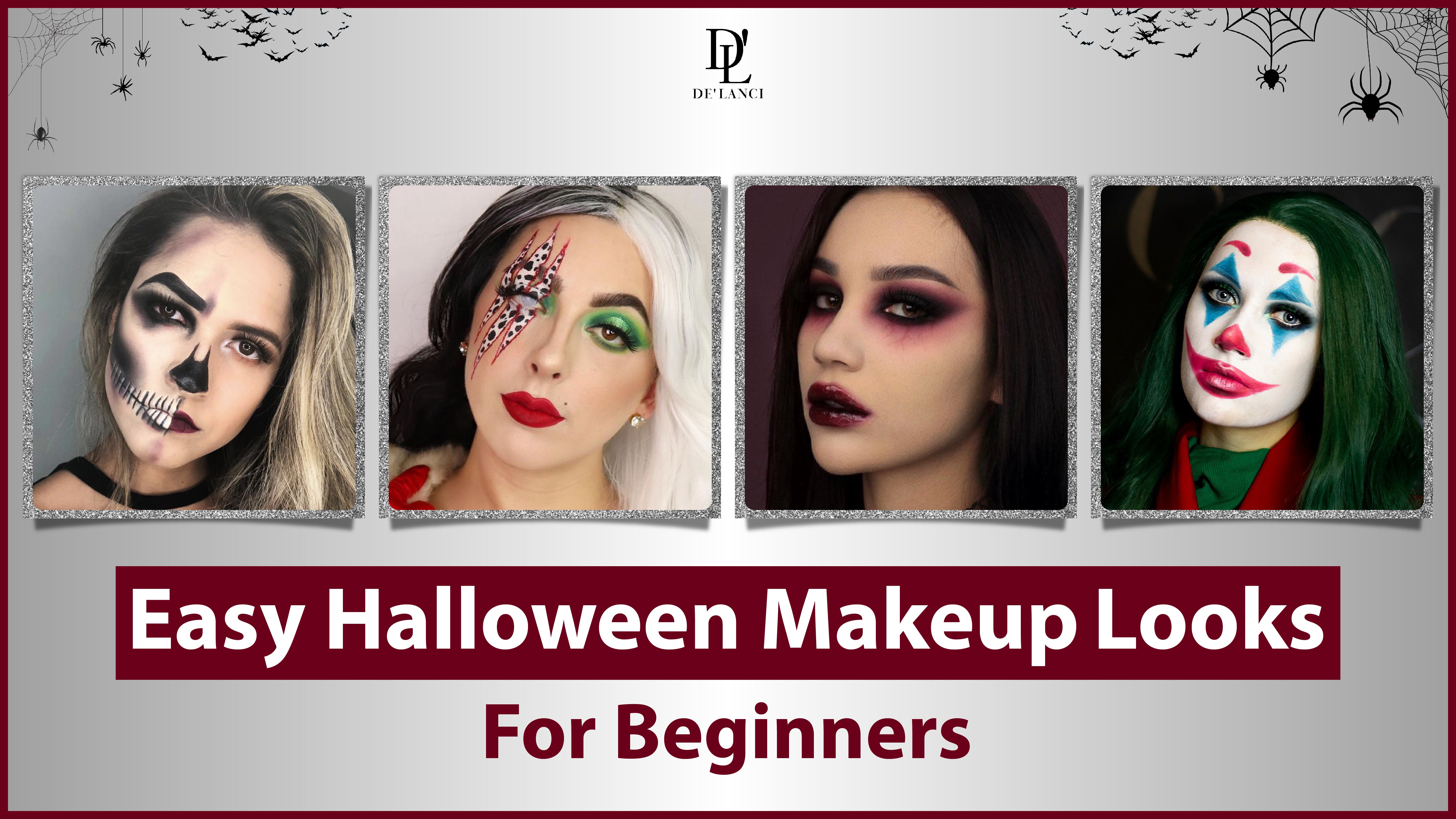 30 Easy Halloween Makeup Looks Requiring Only a Few Products