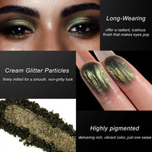 Load image into Gallery viewer, Cream Shimmer Eyeshadow Green 01#