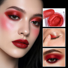 Load image into Gallery viewer, Cream Shimmer Eyeshadow Red 02#