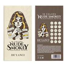 Load image into Gallery viewer, DE'LANCI 18 Colors Nude Smoky Eyeshadow Palette-DE'LANCI