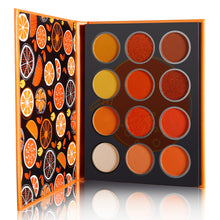 Load image into Gallery viewer, DE'LANCI 12 Colors Sweet Orange Eyeshadow Palette-DE'LANCI