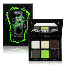 Load image into Gallery viewer, Afflano Cyber Zombie 6 Colors Black Green Makeup Palette