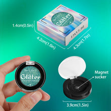 Load image into Gallery viewer, DE'LANCI Rainbow Multichrome Chameleon Eyeshadow #3D Teal Mermaid-DE'LANCI