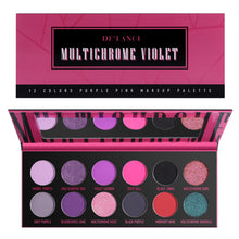 Load image into Gallery viewer, DE´LANCI Multichrome Violet 12 Purple Eyeshadow Palette
