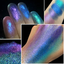 Load image into Gallery viewer, DE’LANCI Blue Enchantress Multichrome Eyeshadow palette