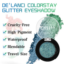 Load image into Gallery viewer, DE&#39;LANCI Rainbow Multichrome Chameleon Eyeshadow #5D Teal Mermaid
