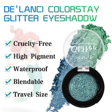 Load image into Gallery viewer, DE'LANCI Rainbow Multichrome Chameleon Eyeshadow #5D Teal Mermaid-DE'LANCI