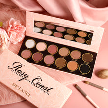 Load image into Gallery viewer, DE'LANCI Rose Coast 12 Colors Pink Brown Palette-DE'LANCI