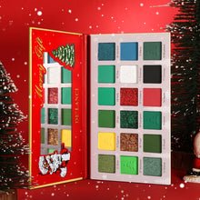 Load image into Gallery viewer, DE'LANCI 18 Colors Christmas Eyeshadow # Green-DE'LANCI