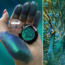 Load image into Gallery viewer, DE&#39;LANCI Rainbow Multichrome Chameleon Eyeshadow  #2E Peacock
