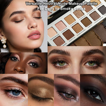 Load image into Gallery viewer, Naked Nude Neutral Eyeshadow Palette 12 Colors