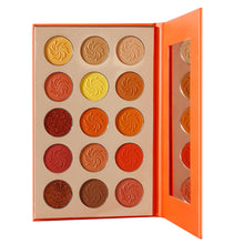 Load image into Gallery viewer, DE'LANCI Orange Eyeshadow Palette 15 Colors-DE'LANCI