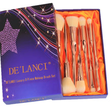 Load image into Gallery viewer, DE'LANCI Luxury 8 Piece Makeup Brush Set-DE'LANCI