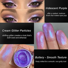 Load image into Gallery viewer, Cream Shimmer Eyeshadow Purple 09#