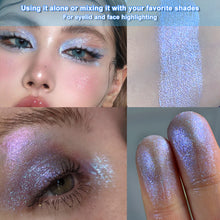 Load image into Gallery viewer, Cream Shimmer Eyeshadow baby blue 03#