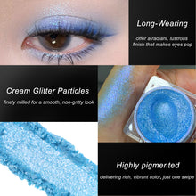 Load image into Gallery viewer, Cream Shimmer Eyeshadow baby blue 03#