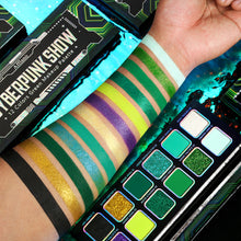 Load image into Gallery viewer, Afflano 12 Colors Cyberpunk Green Eyeshadow Palette