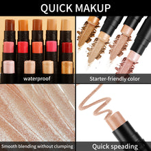 Load image into Gallery viewer, DE’LANCI Multi-functional Dual-ended Highlighter Stick