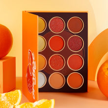Load image into Gallery viewer, DE&#39;LANCI 12 Colors Sweet Orange Eyeshadow Palette
