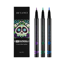 Load image into Gallery viewer, DE‘LANCI LA CATRINA 3 Color /set Glitter Liquid Eyeliner-DE'LANCI