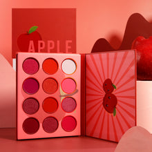Load image into Gallery viewer, DE'LANCI 12 Red Apple Eye Shadow Palette-DE'LANCI