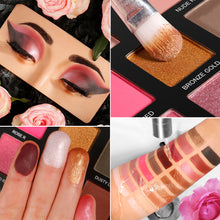 Load image into Gallery viewer, DE'LANCI 18 Colors Desert Rose Eyeshadow Palette-DE'LANCI