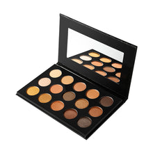 Load image into Gallery viewer, DE'LANCI 15 Color Nude Bronzed Eyeshadow Makeup Pallete