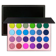 Load image into Gallery viewer, DE'LANCI Glaze Sandrlarm NEW PURPLE BLUE EYESHADOW PALETTE-24 COLOR-DE'LANCI