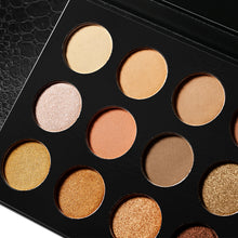 Load image into Gallery viewer, DE'LANCI 15 Color Nude Bronzed Eyeshadow Makeup Pallete