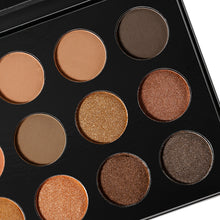 Load image into Gallery viewer, DE'LANCI 15 Color Nude Bronzed Eyeshadow Makeup Pallete