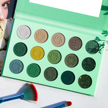 Load image into Gallery viewer, DE'LANCI Avocado Green Eyeshadow Palette 15 Color-DE'LANCI