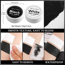 Load image into Gallery viewer, Black White Face Paint Body Painting-DE'LANCI