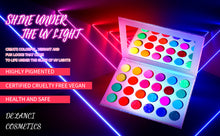 Load image into Gallery viewer, DE'LANCI 24 Color UV Aurora Glow Neon Eyeshadow Palette