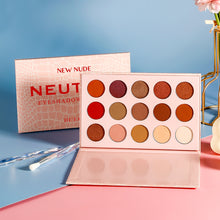 Load image into Gallery viewer, DE'LANCI New Nude NEUTRAL Eyeshadow Palette 15 Colors Nudes Warm Eye Shadows-DE'LANCI