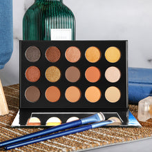 Load image into Gallery viewer, DE'LANCI 15 Color Nude Bronzed Eyeshadow Makeup Pallete