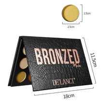Load image into Gallery viewer, DE'LANCI 15 Color Nude Bronzed Eyeshadow Makeup Pallete