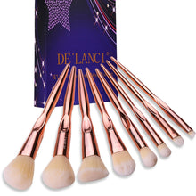 Load image into Gallery viewer, DE'LANCI Luxury 8 Piece Makeup Brush Set-DE'LANCI