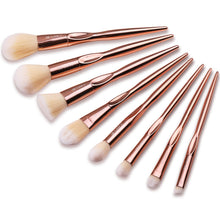 Load image into Gallery viewer, DE'LANCI Luxury 8 Piece Makeup Brush Set-DE'LANCI