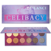Load image into Gallery viewer, DE'LANCI 12 Color Purple Celibacy Eyeshadow Makeup Palette