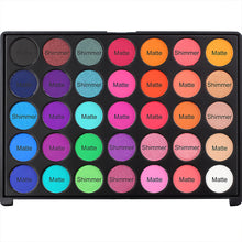 Load image into Gallery viewer, DE'LANCI 35 Colors Matte Shimmer Eyeshadow Makeup Palette