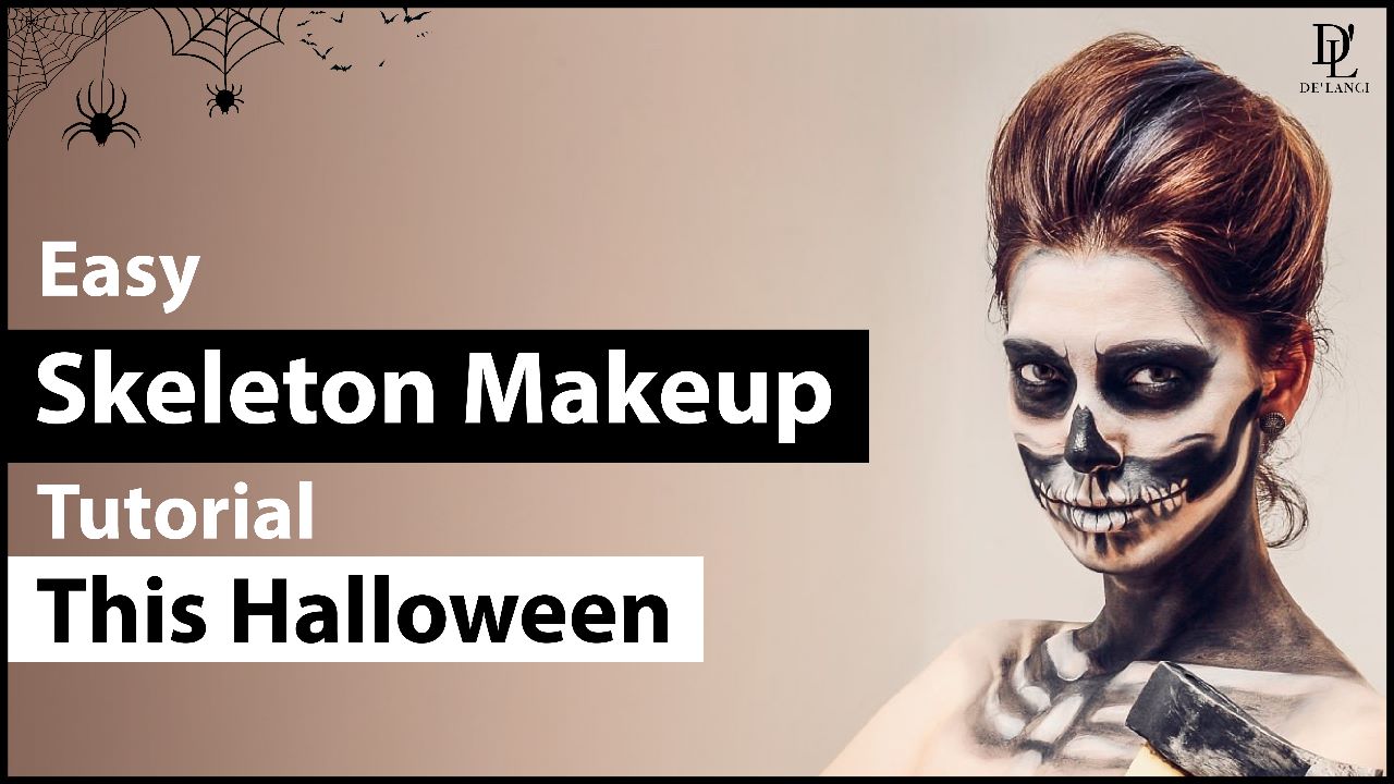 Easy Skeleton Makeup Tutorial for This Halloween 2023 – De'lanci Beauty