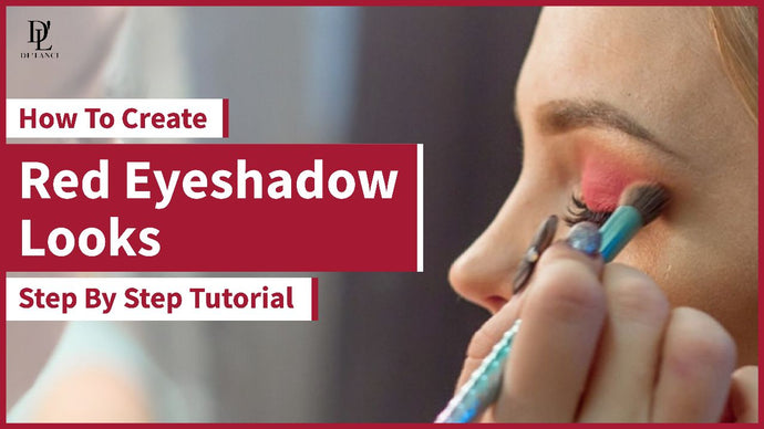 How to Create Red Eyeshadow Look: Step By Step Tutorial
