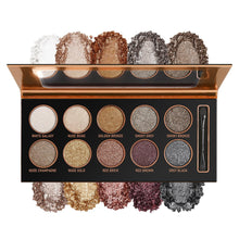Load image into Gallery viewer, DE‘LANCI 10 Colors All Glitter Eyeshadow Palette
