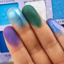 Load image into Gallery viewer, DE&#39;LANCI 18 Colors Christmas Eyeshadow #Blue
