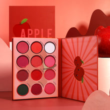 Load image into Gallery viewer, DE'LANCI 12 Red Apple Eye Shadow Palette
