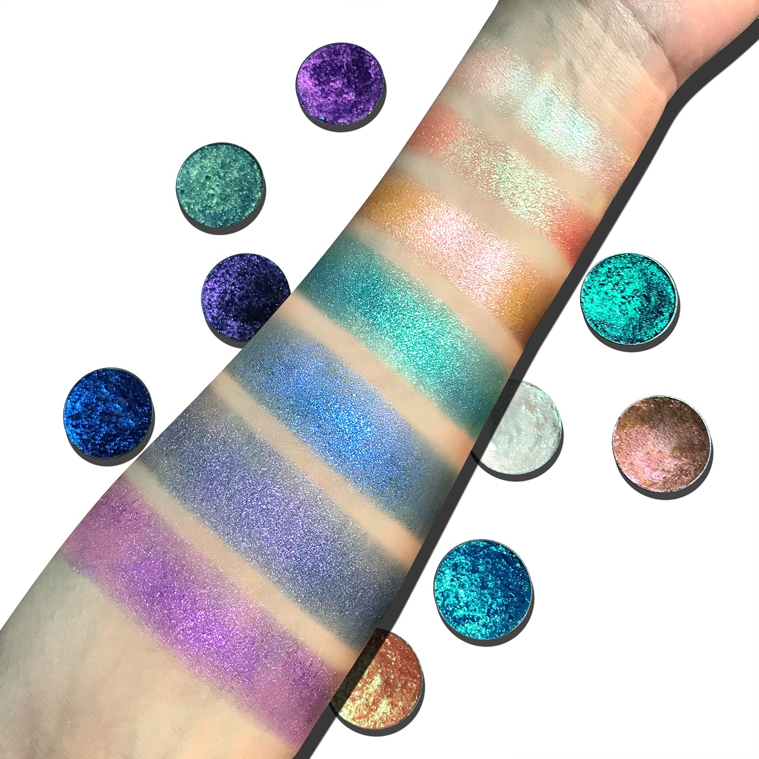 DE'LANCI Rainbow Multichrome Chameleon Eyeshadow #4G Rose Princess –  De'lanci Beauty