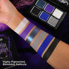 Load image into Gallery viewer, Afflano Witch Poison 6 Colors Black Purple Makeup Palette
