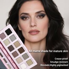 Load image into Gallery viewer, All Matte Nude Neutral Eyeshadow Palette 12 Colors

